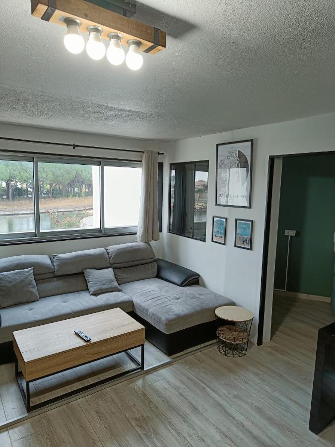 Charmant Appartement Avec Vue Marina Saint-Cyprien  Eksteriør bilde